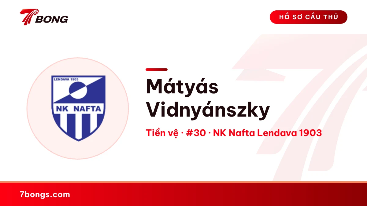 Mátyás Vidnyánszky — NK Nafta Lendava 1903