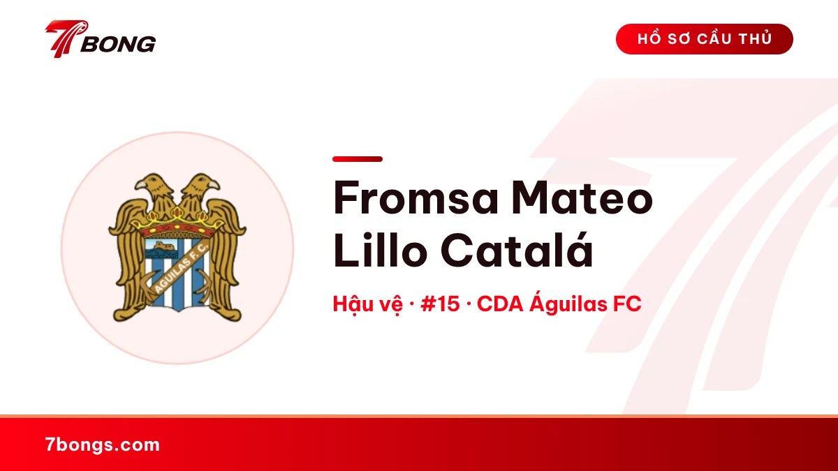 Fromsa Mateo Lillo Catalá — CDA Águilas FC