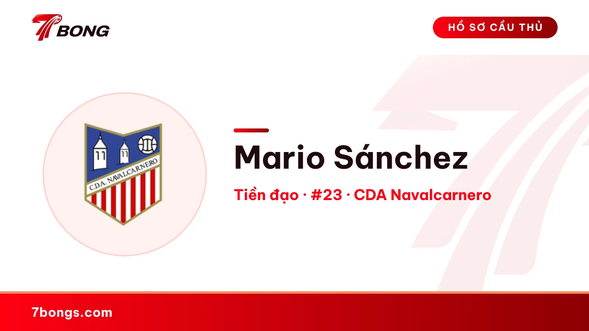 Mario Sánchez — CDA Navalcarnero