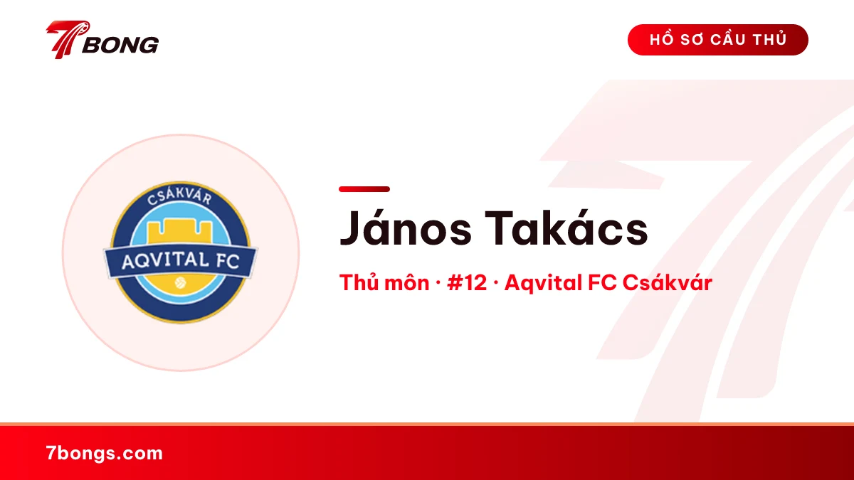 János Takács — Aqvital FC Csákvár