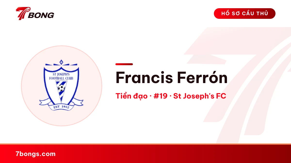 Francis Ferrón — St Joseph's FC