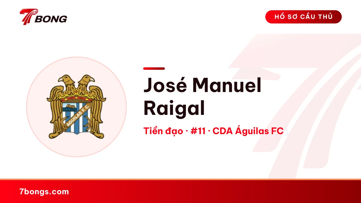 José Manuel Raigal — CDA Águilas FC