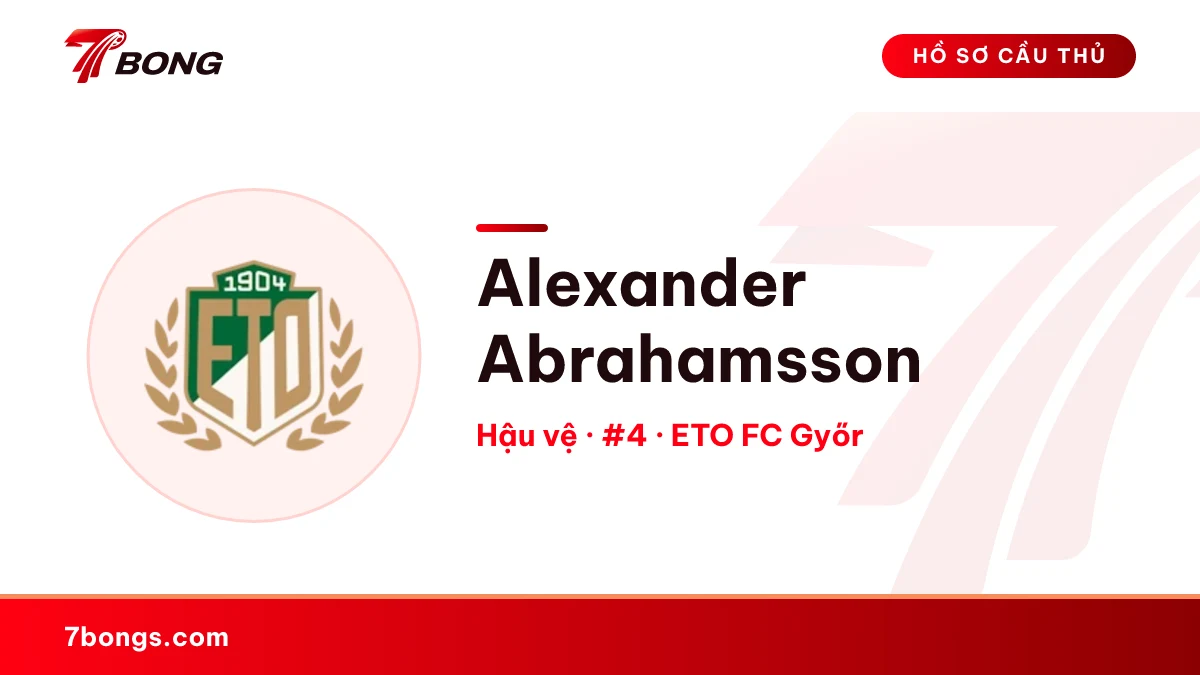 Alexander Abrahamsson — ETO FC Győr