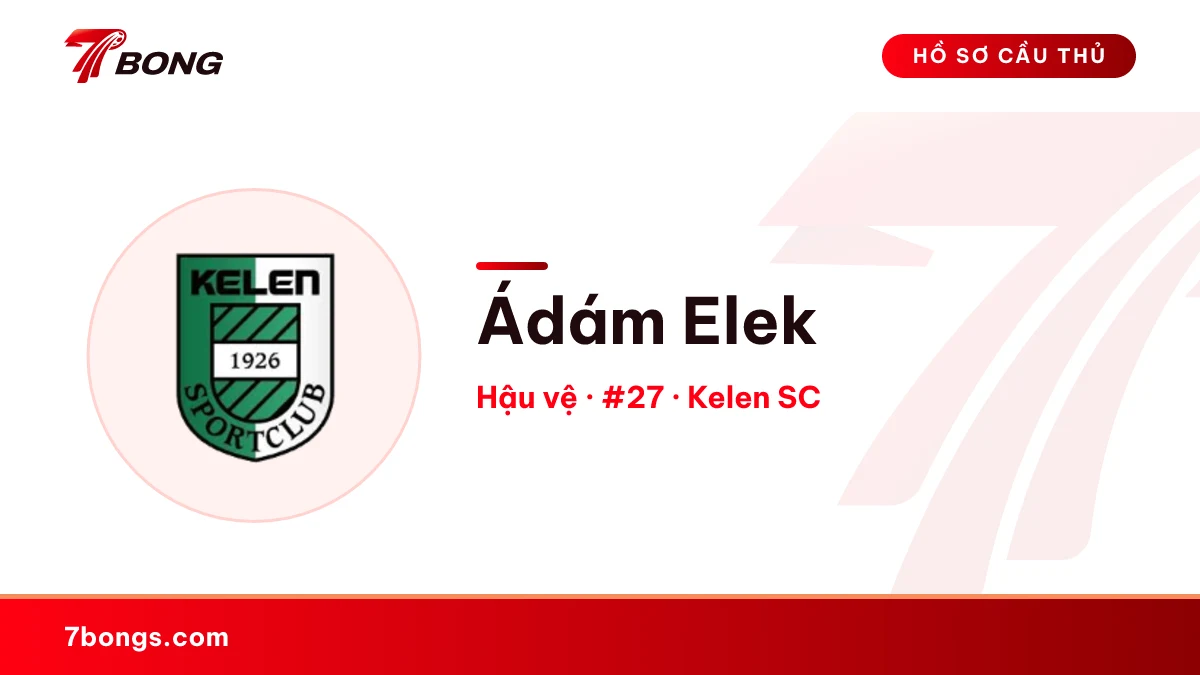Ádám Elek — Kelen SC