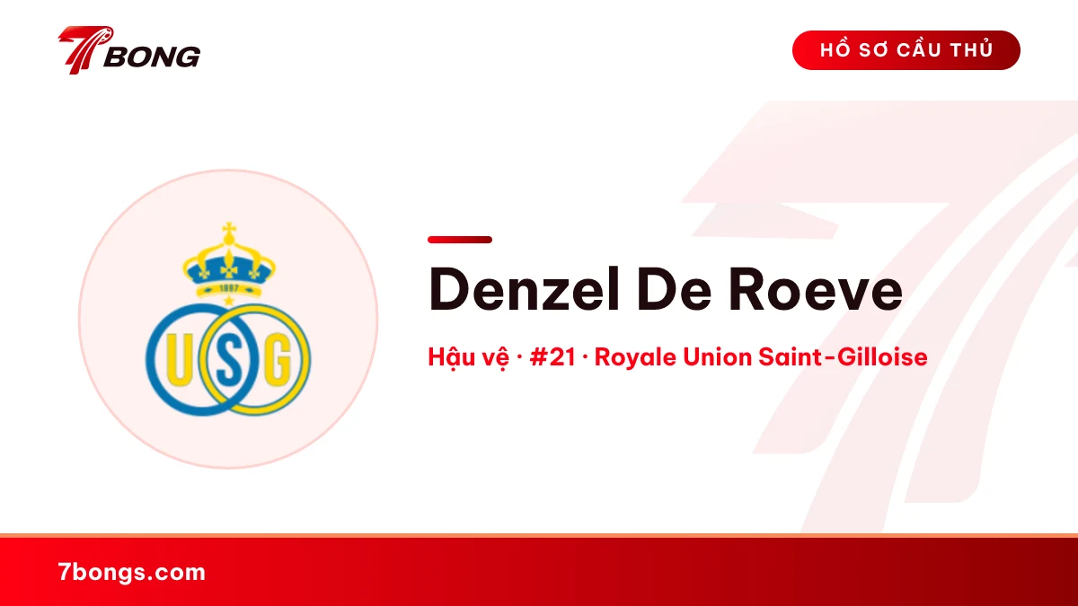 Denzel De Roeve — Royale Union Saint-Gilloise