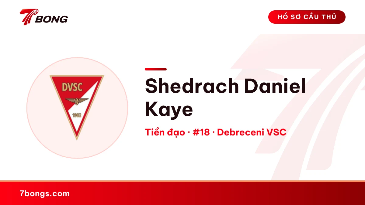 Shedrach Daniel Kaye — Debreceni VSC