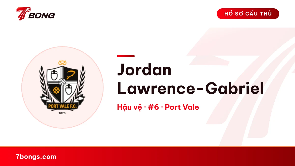 Jordan Lawrence-Gabriel — Port Vale