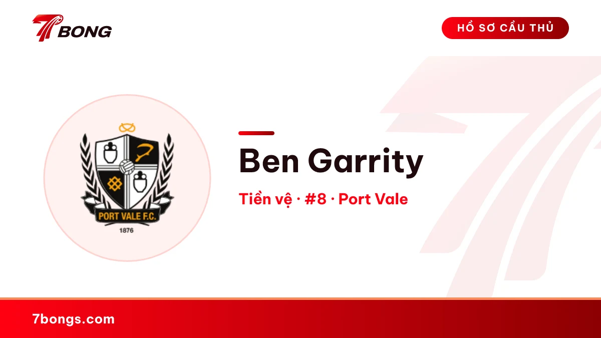 Ben Garrity — Port Vale