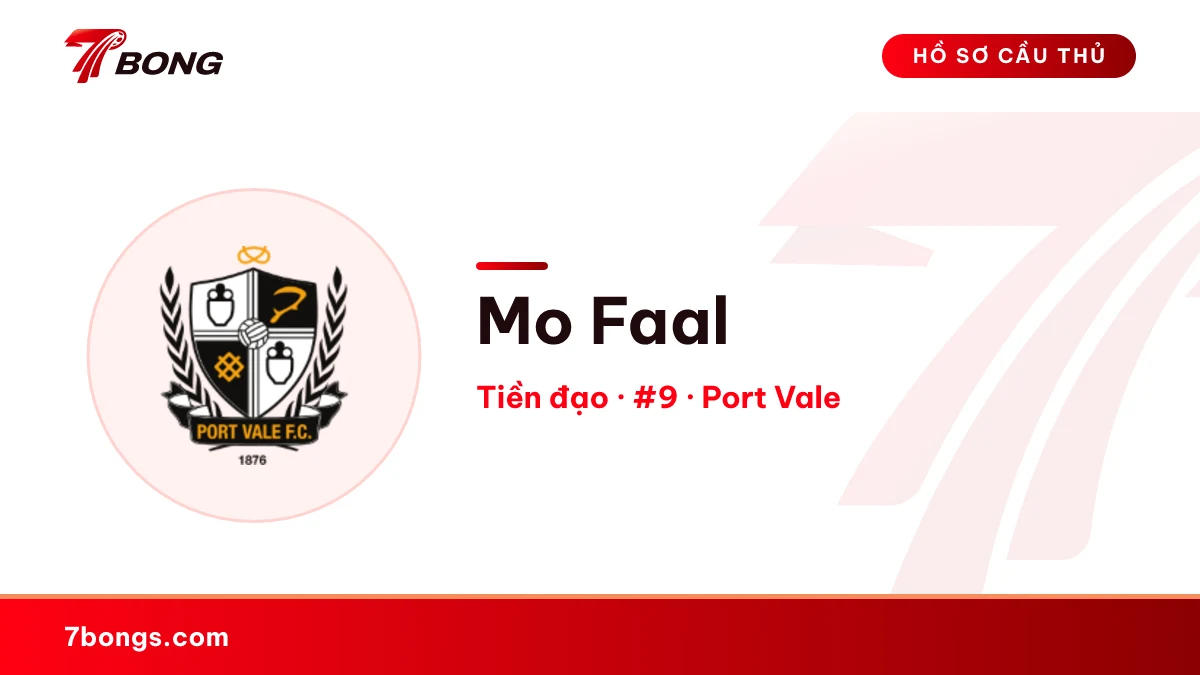 Mo Faal — Port Vale