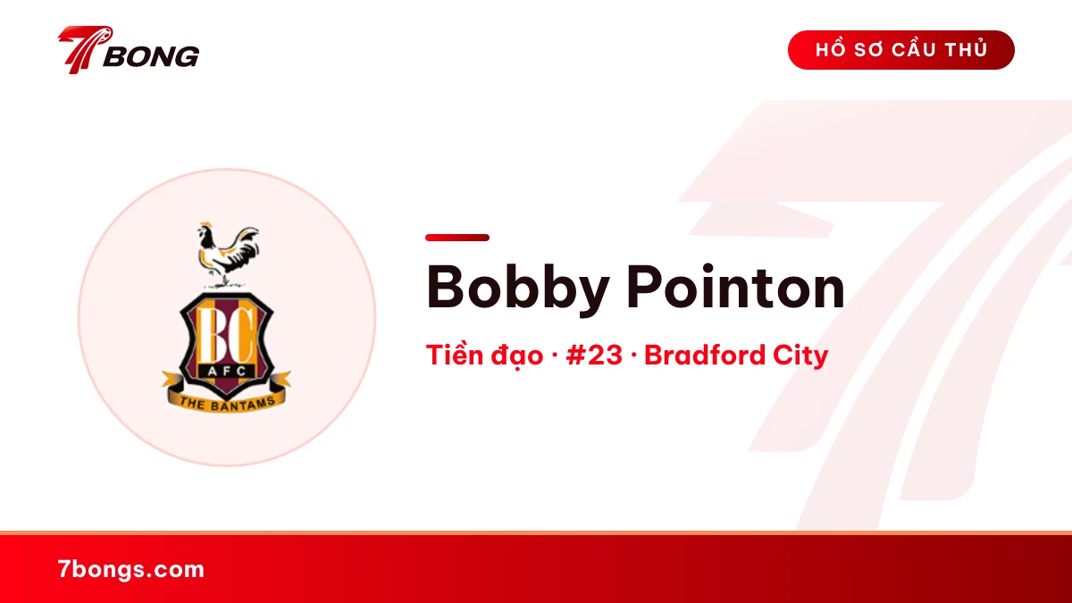 Bobby Pointon — Bradford City