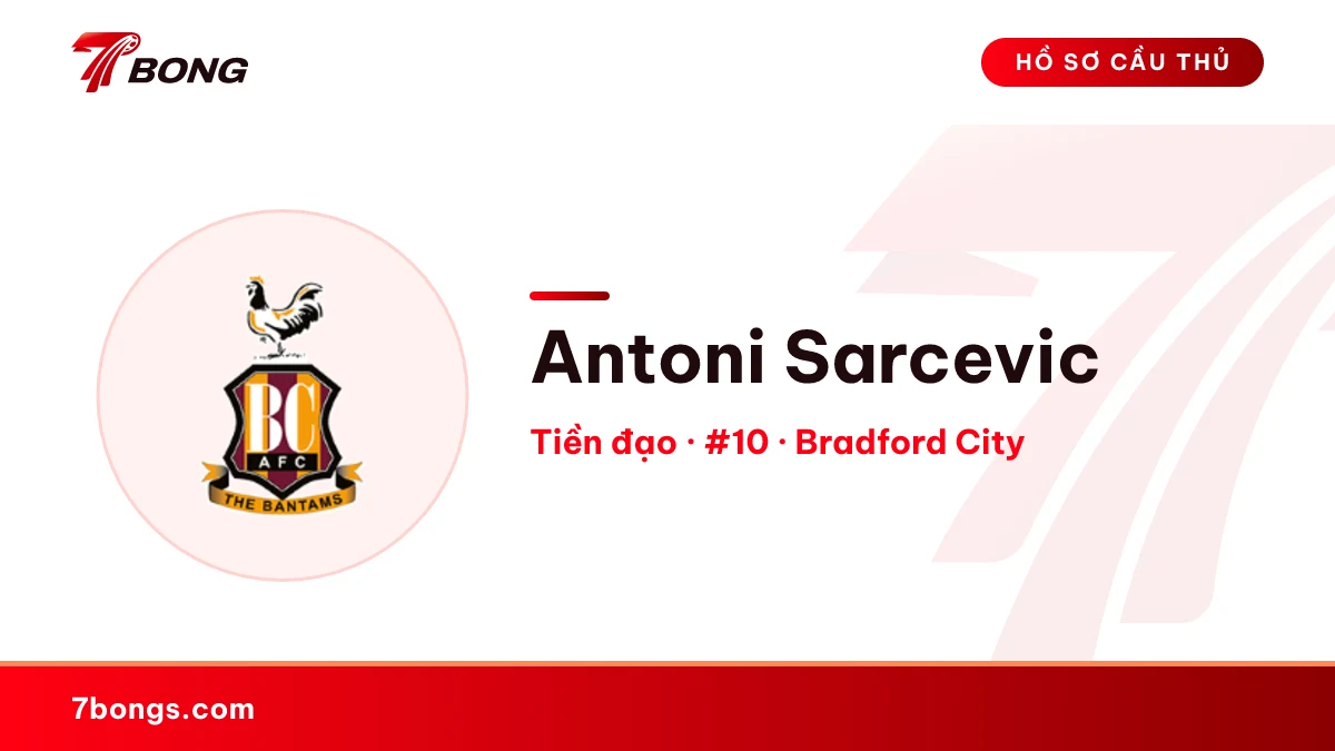 Antoni Sarcevic — Bradford City