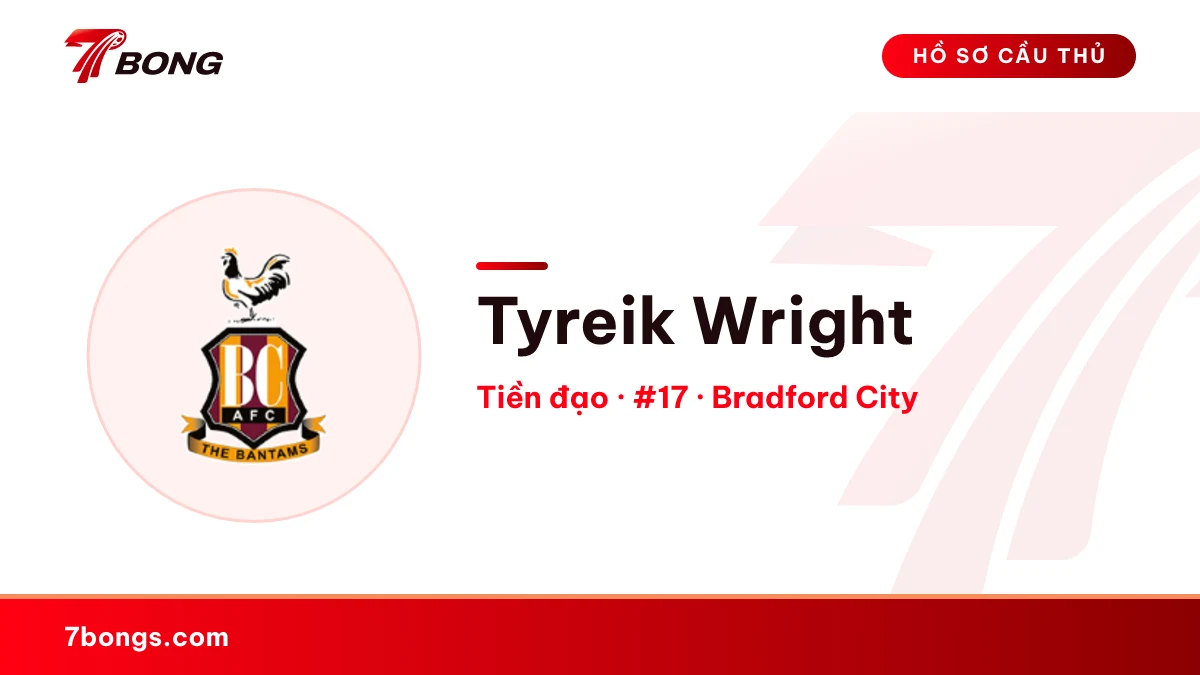 Tyreik Wright — Bradford City