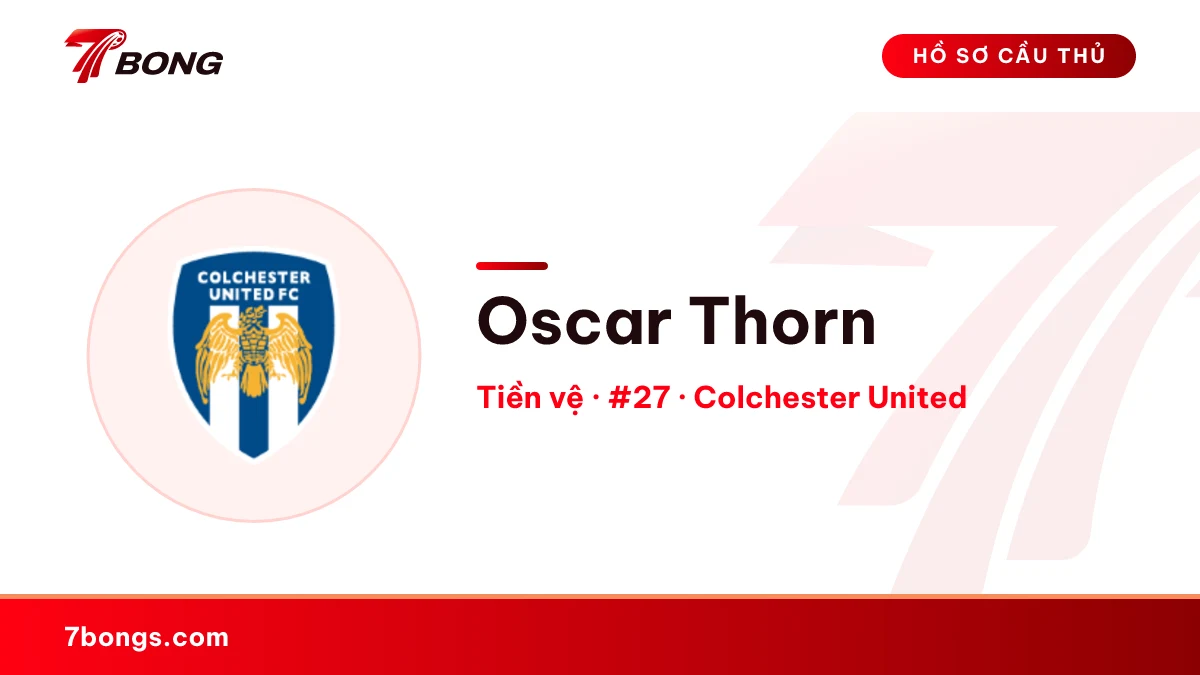 Oscar Thorn — Colchester United