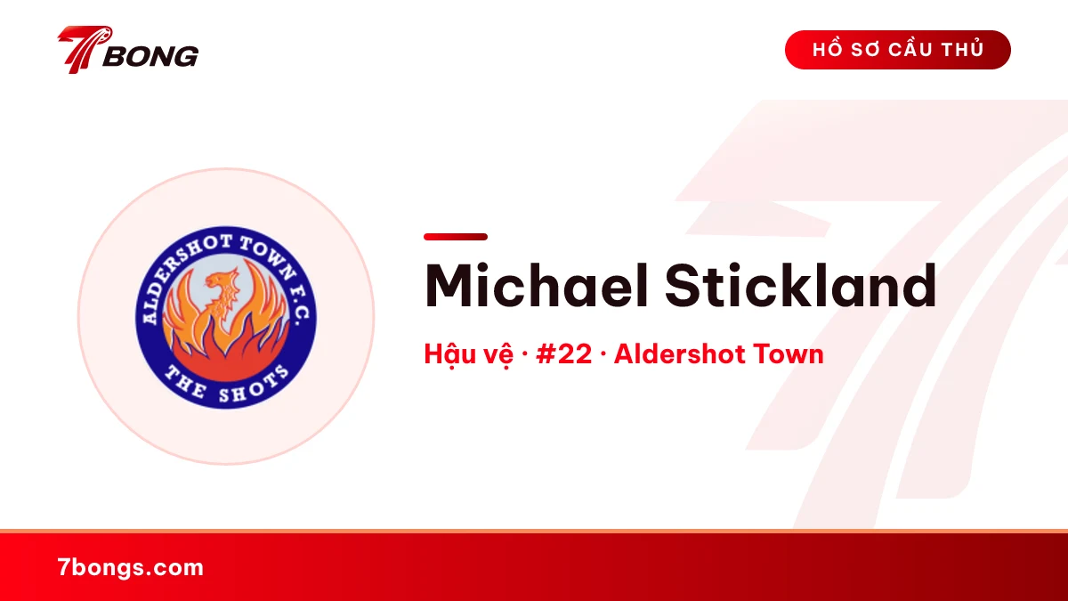 Michael Stickland — Aldershot Town