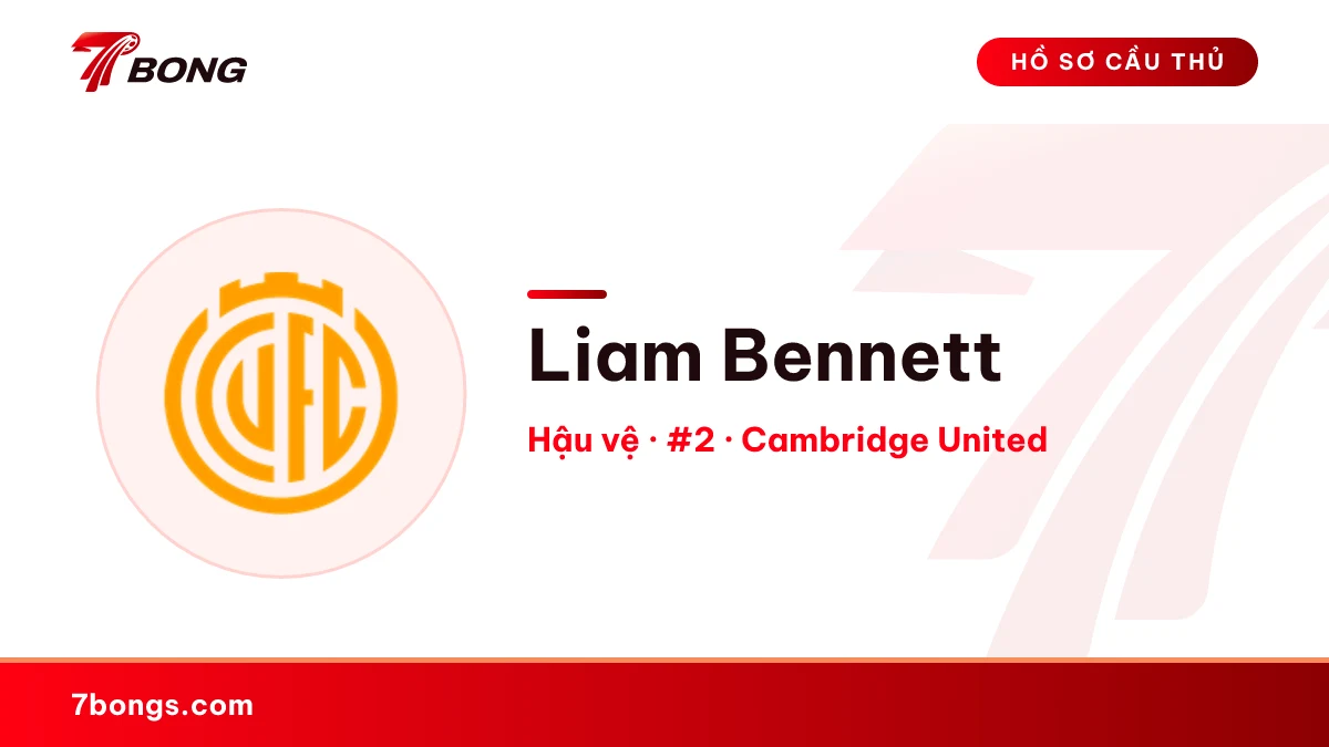 Liam Bennett — Cambridge United