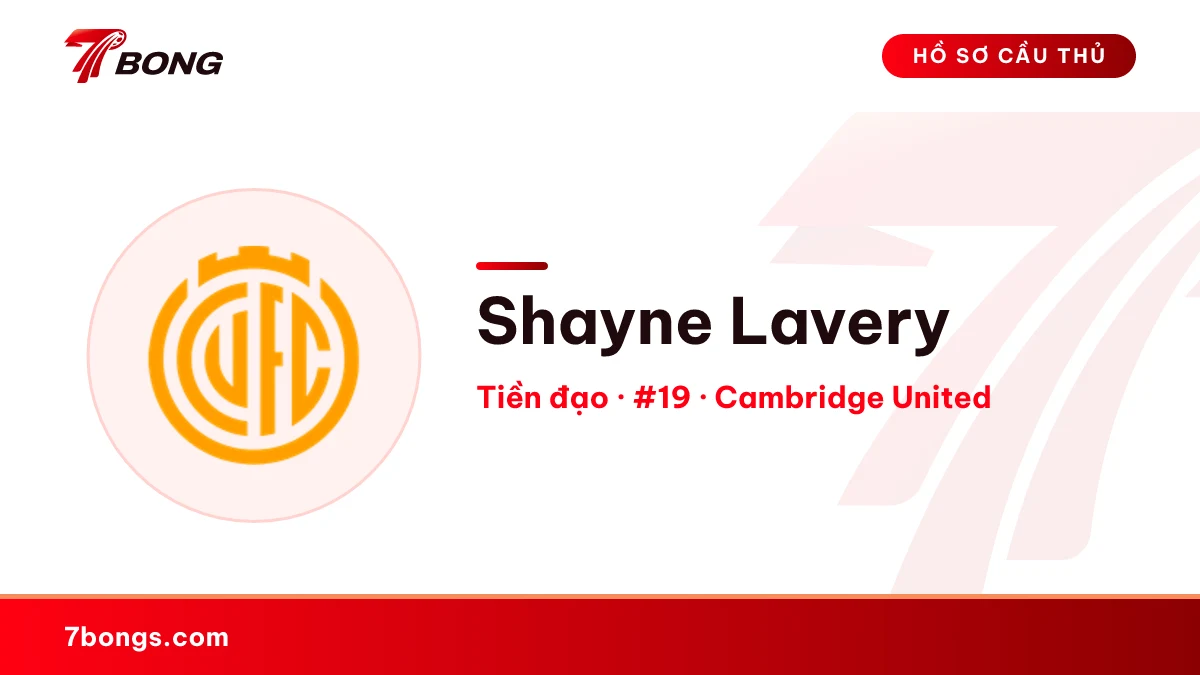 Shayne Lavery — Cambridge United