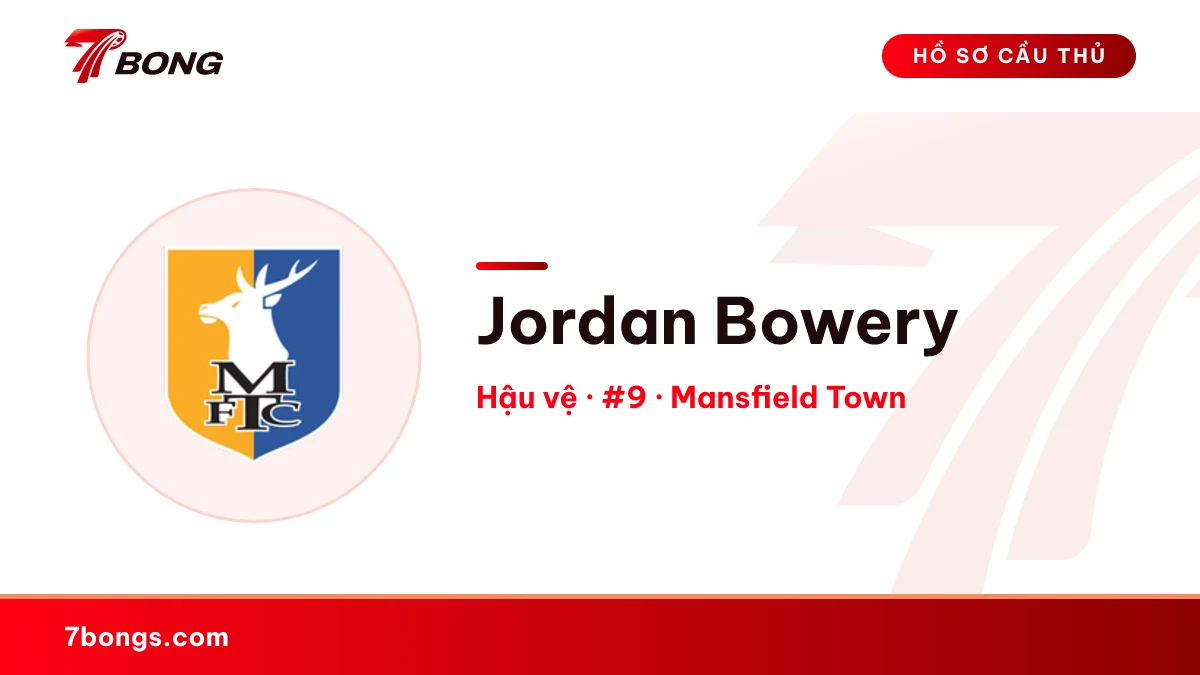 Jordan Bowery — Mansfield Town