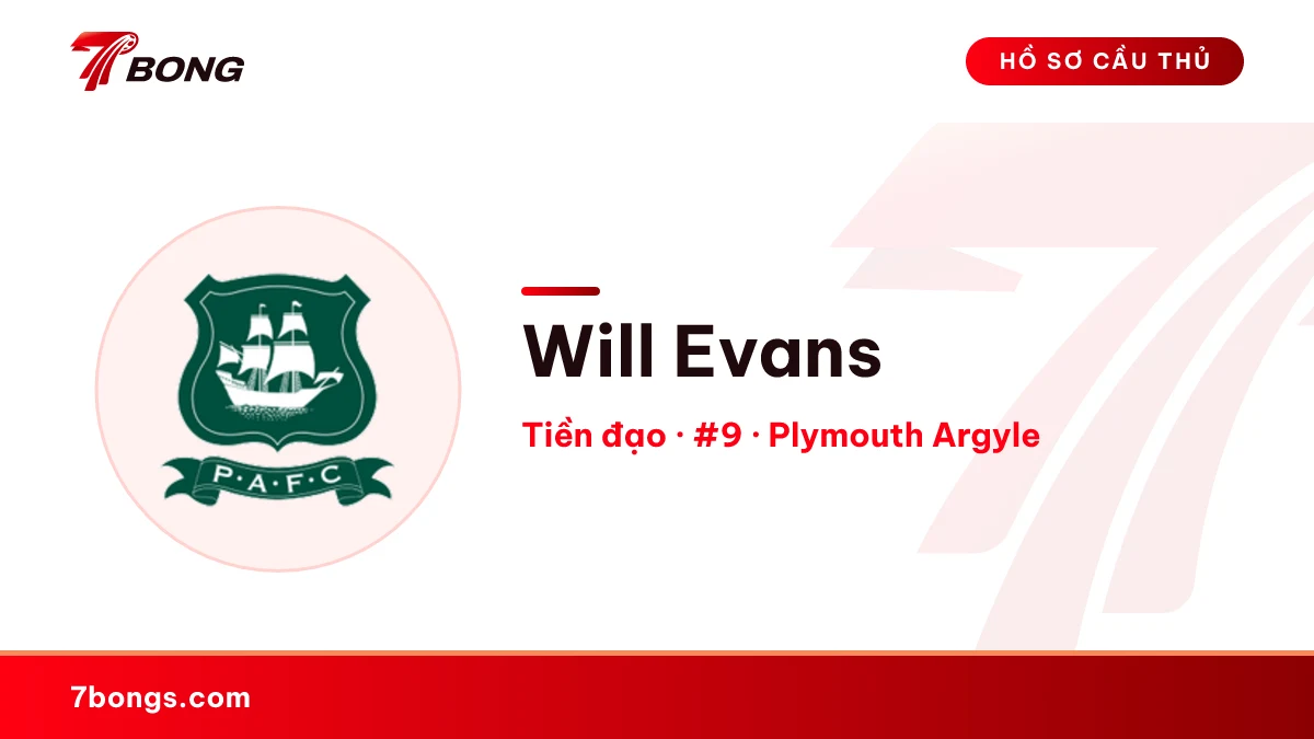 Will Evans — Plymouth Argyle