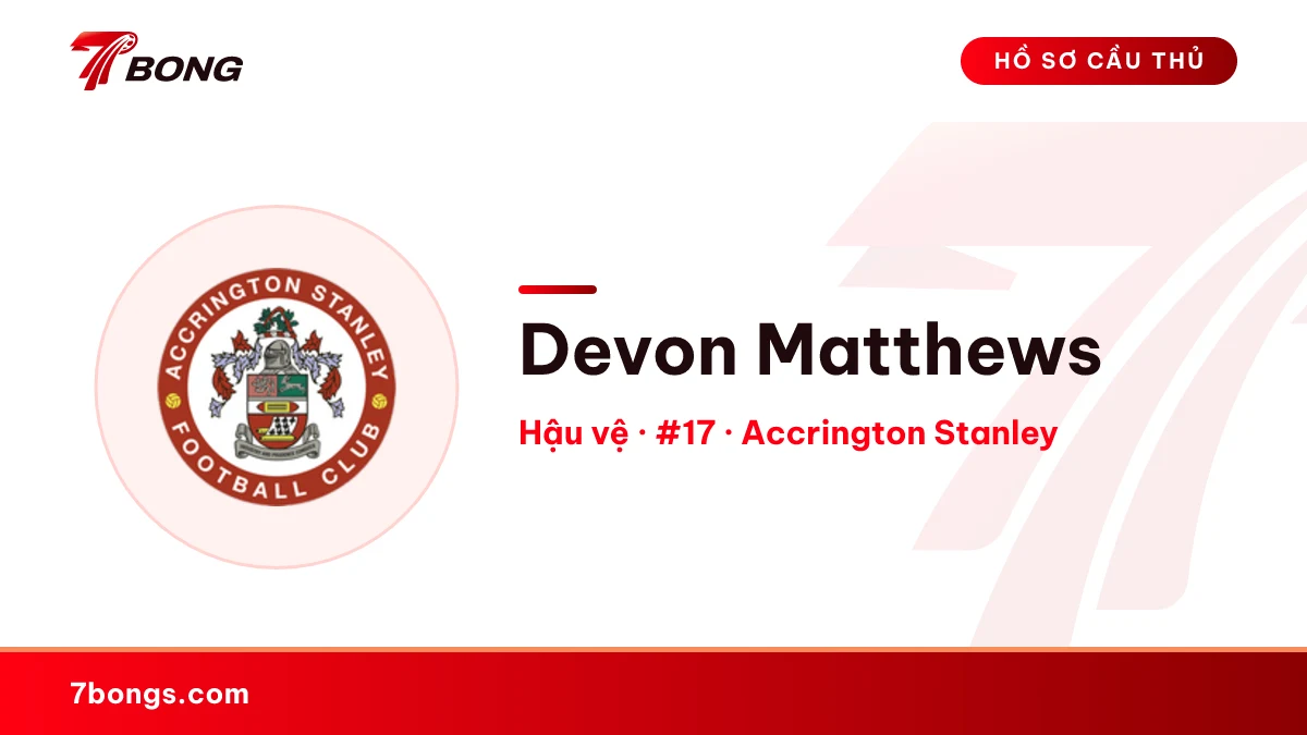 Devon Matthews — Accrington Stanley