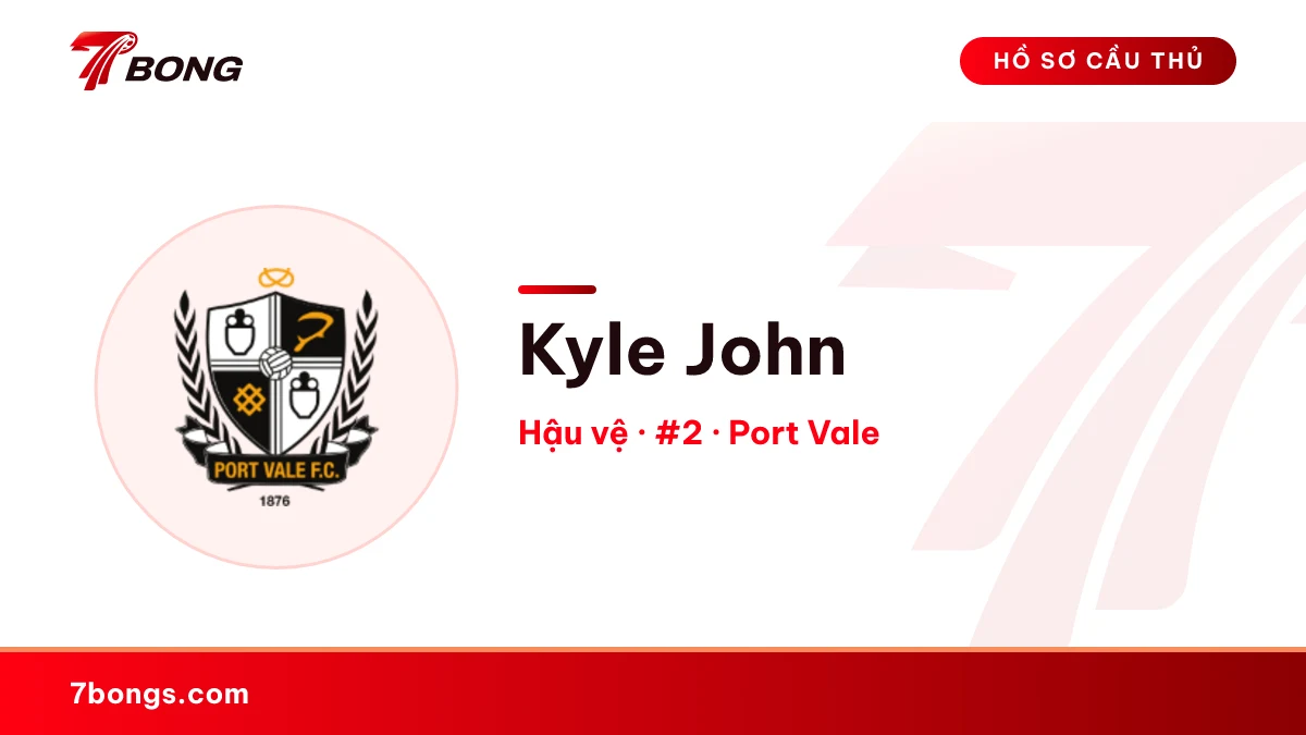 Kyle John — Port Vale
