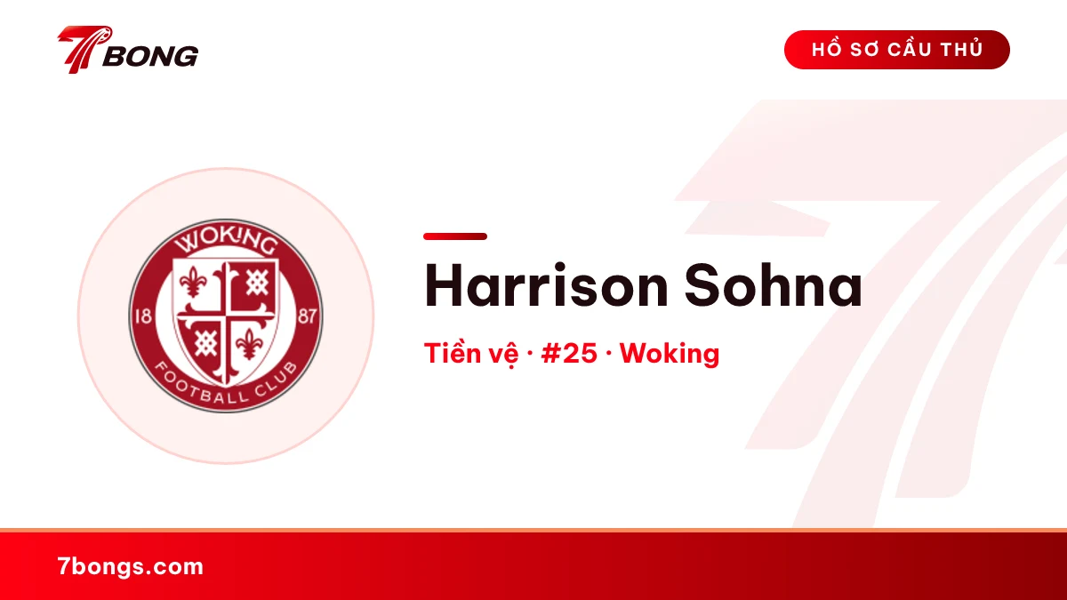 Harrison Sohna — Woking