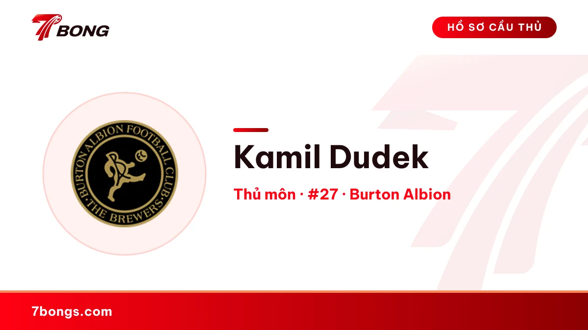 Kamil Dudek — Burton Albion