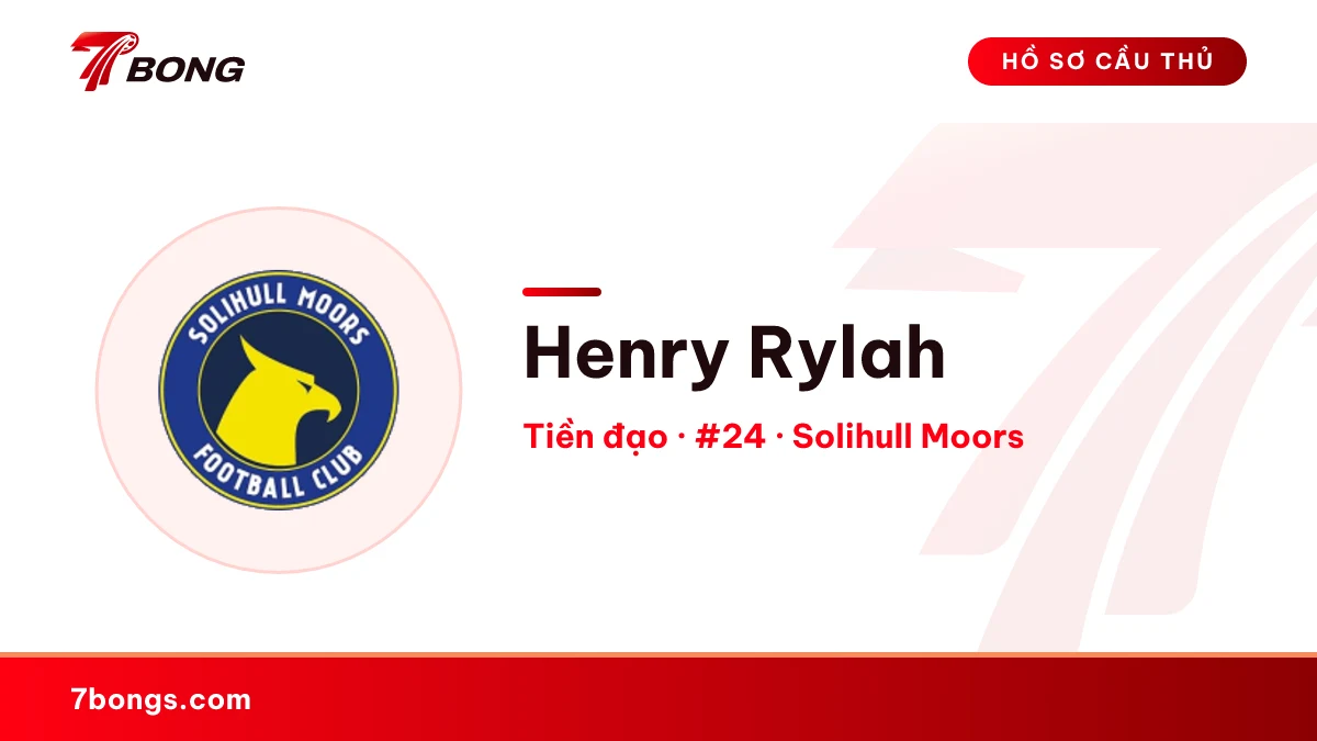 Henry Rylah — Solihull Moors