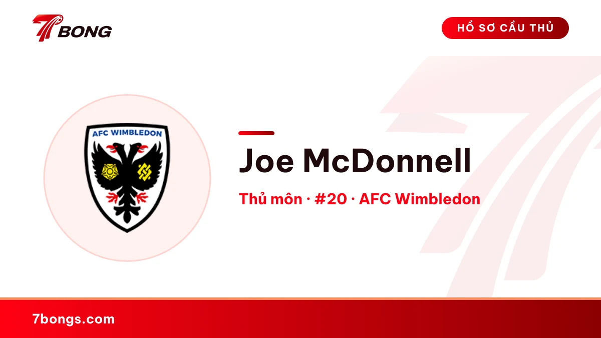 Joe McDonnell — AFC Wimbledon