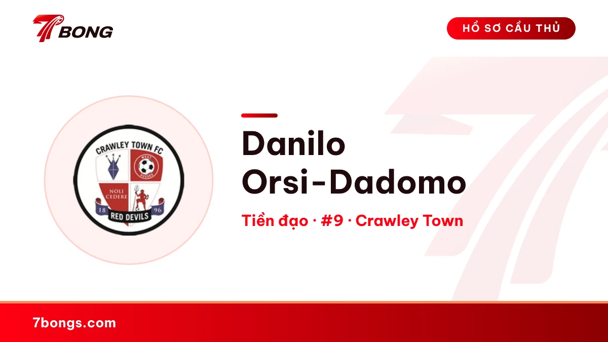 Danilo Orsi-Dadomo — Crawley Town