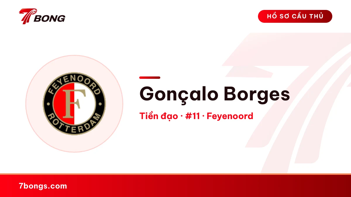 Gonçalo Borges — Feyenoord