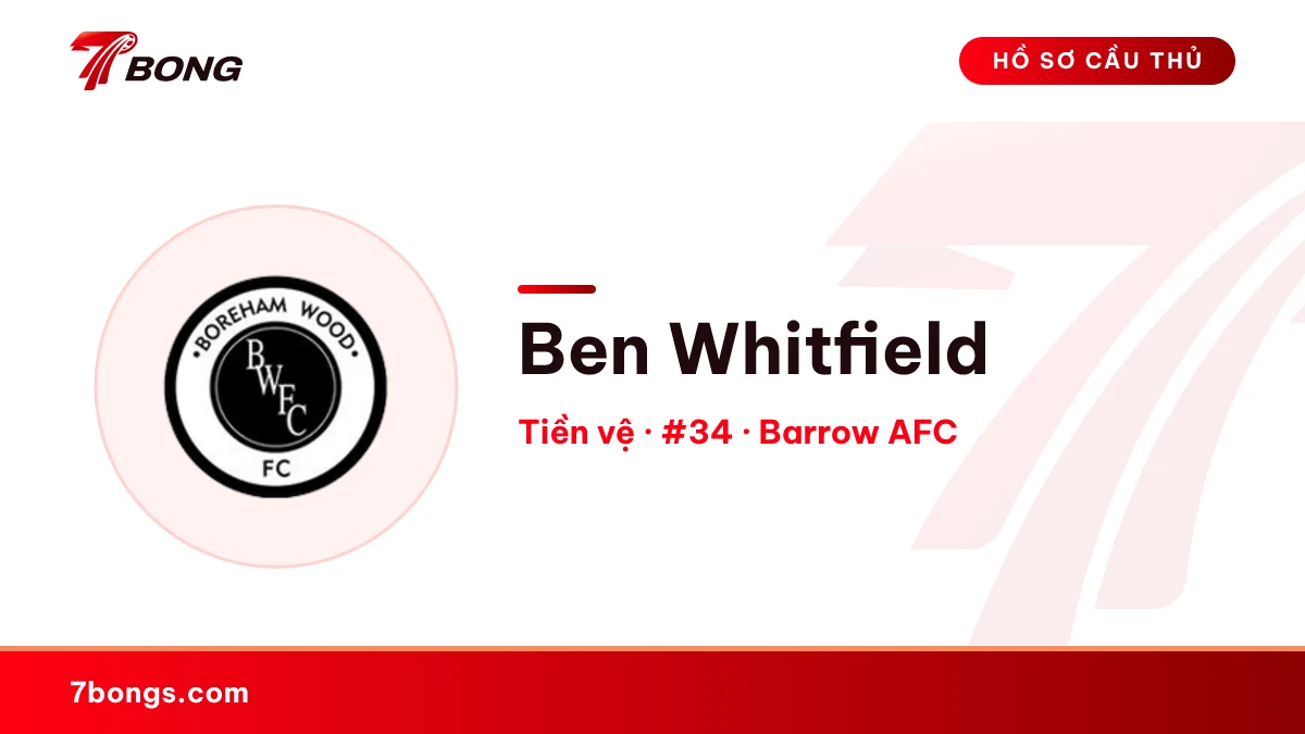 Ben Whitfield — Barrow AFC