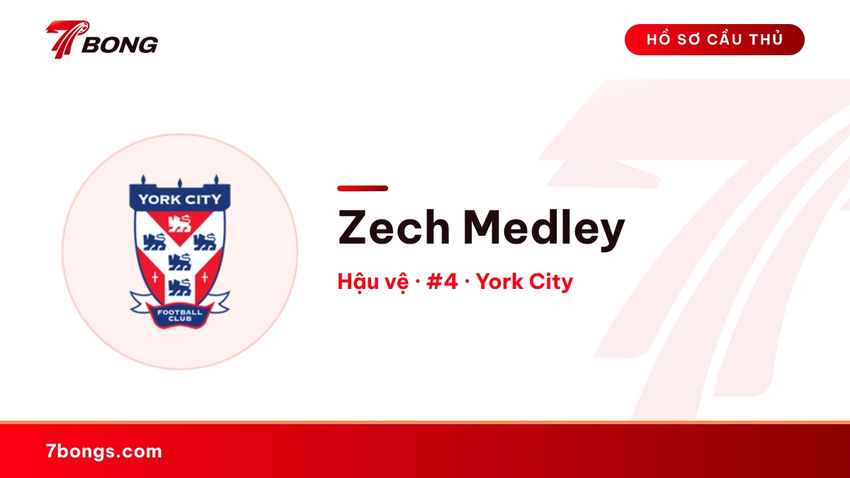 Zech Medley — York City