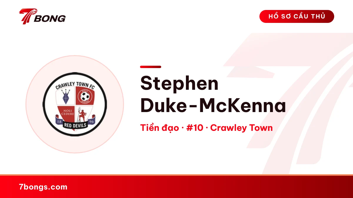 Stephen Duke-McKenna — Crawley Town