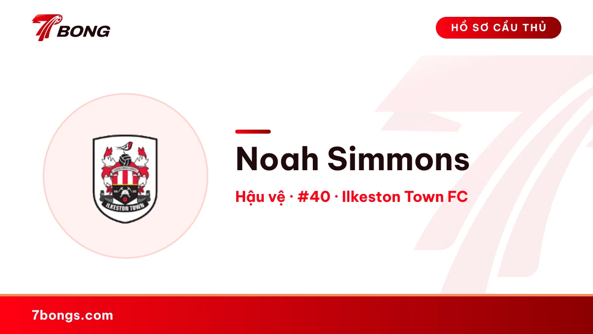 Noah Simmons — Ilkeston Town FC