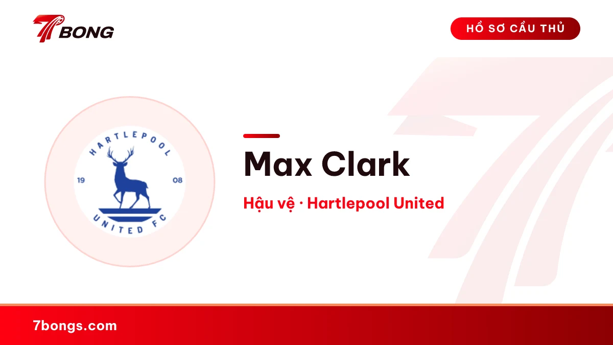 Max Clark — Hartlepool United