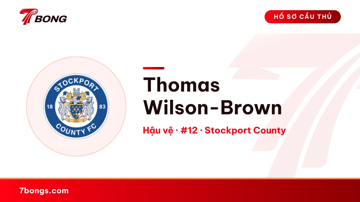 Thomas Wilson-Brown — Stockport County