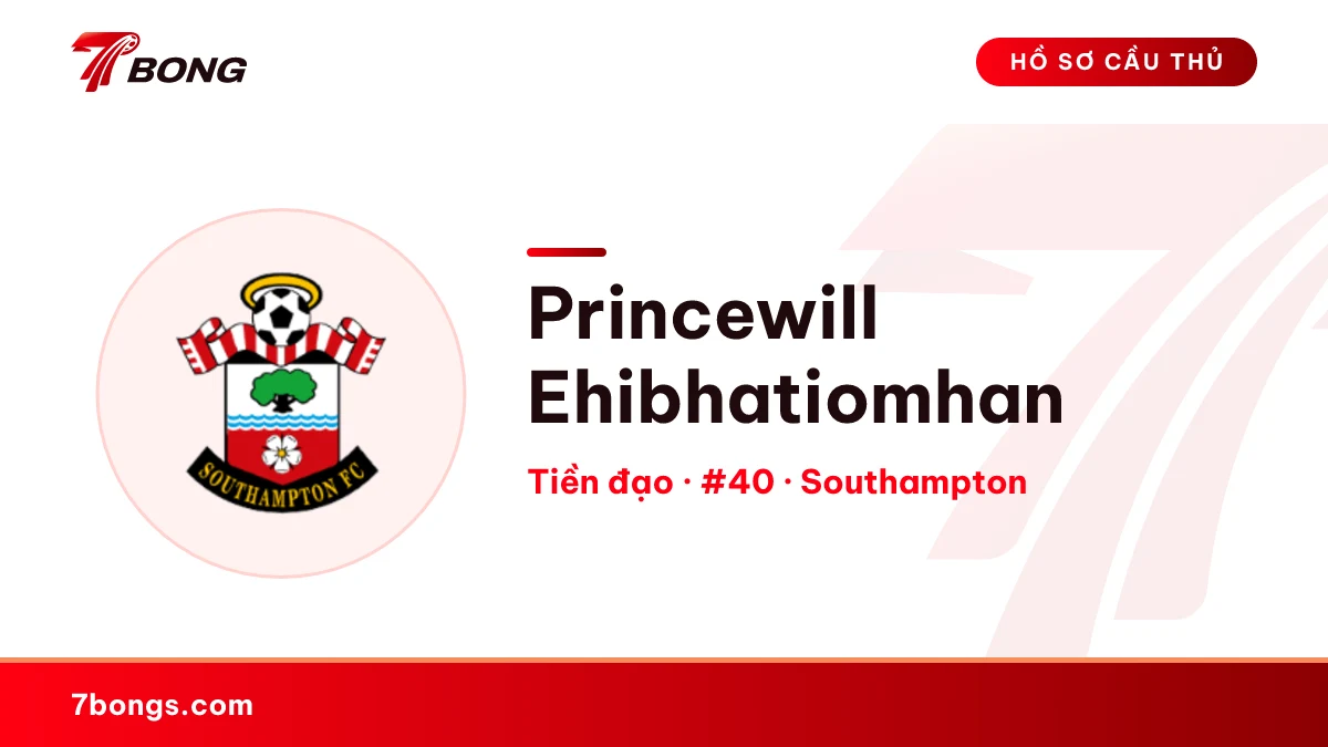 Princewill Ehibhatiomhan — Southampton