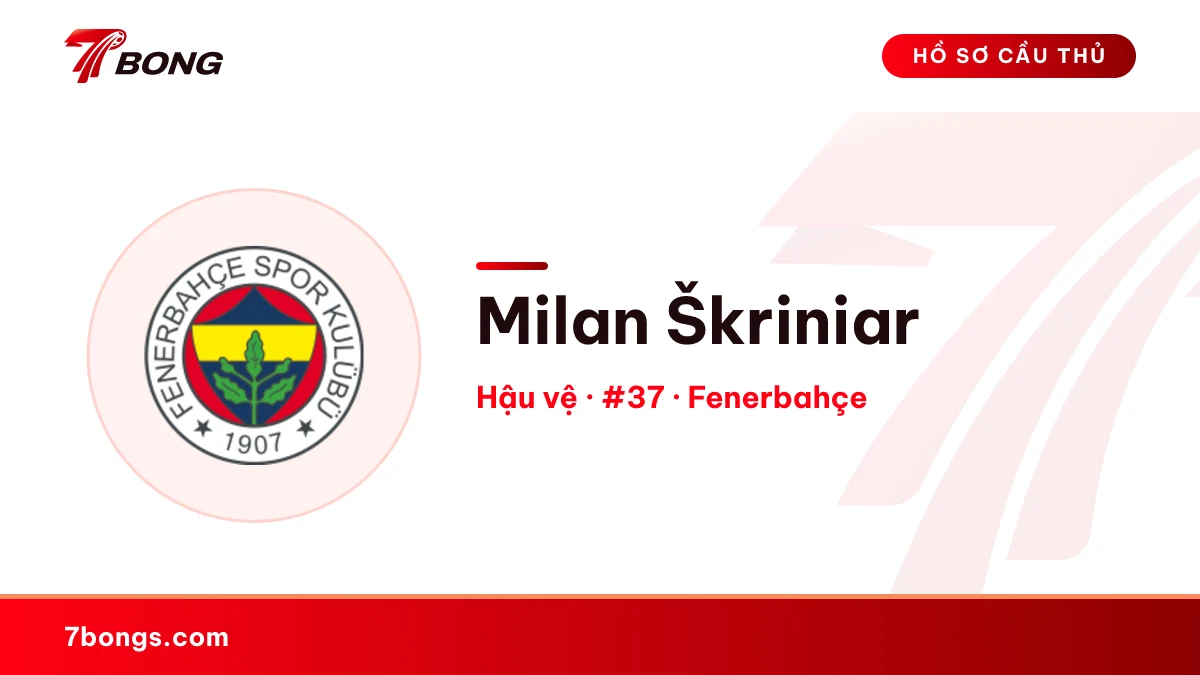 Milan Škriniar — Fenerbahçe