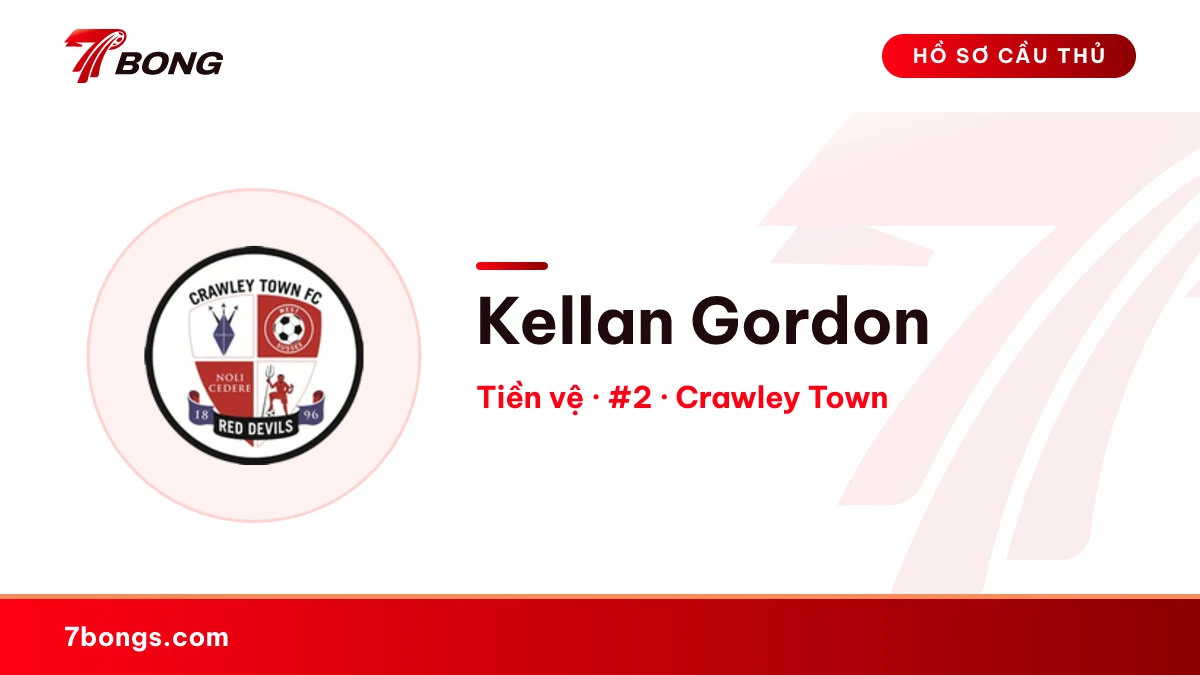 Kellan Gordon — Crawley Town