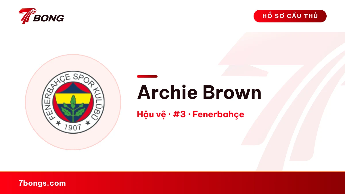 Archie Brown — Fenerbahçe