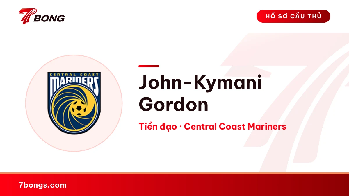John-Kymani Gordon — Central Coast Mariners