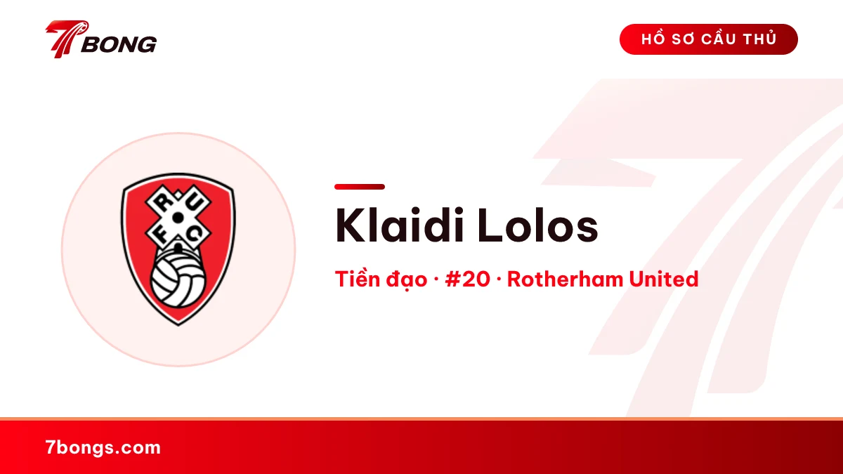 Klaidi Lolos — Rotherham United