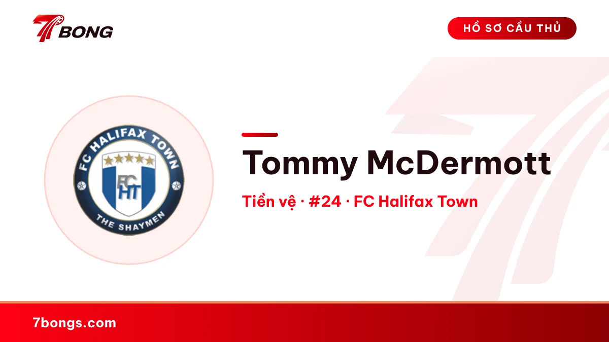 Tommy McDermott — FC Halifax Town