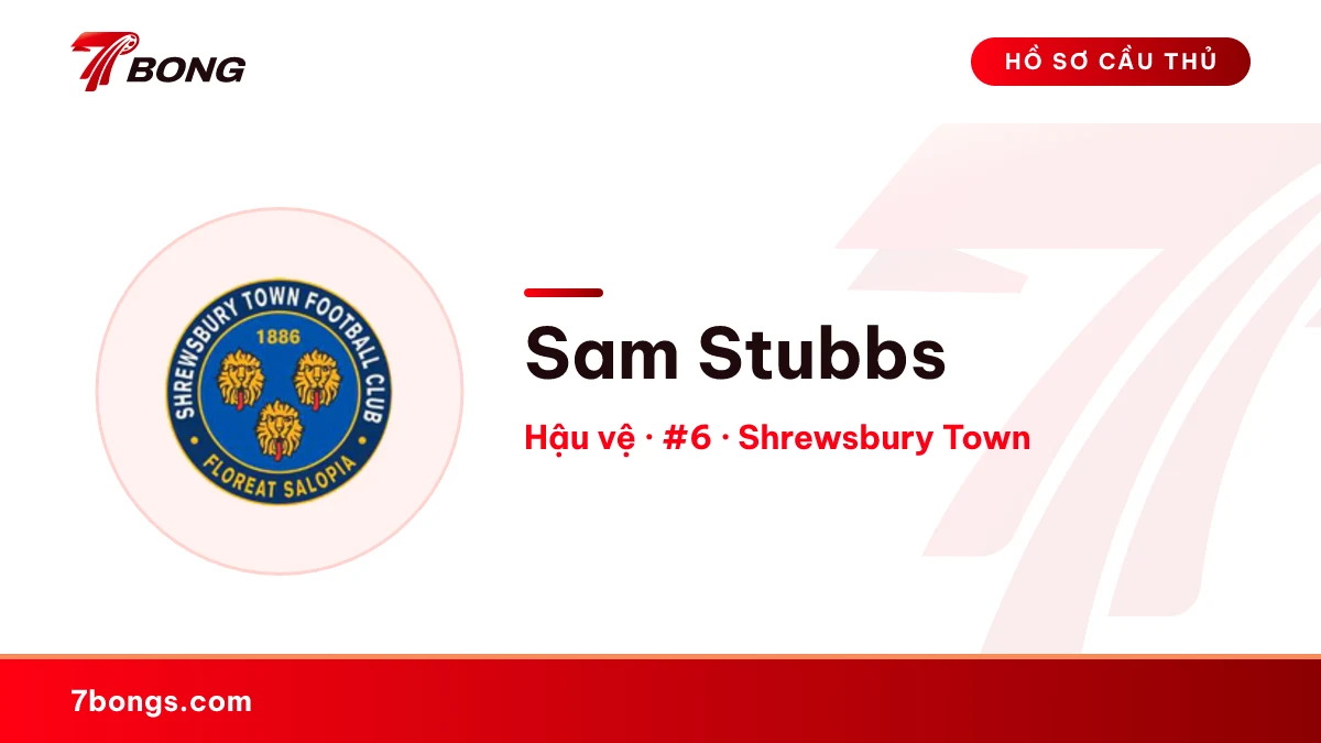 Sam Stubbs — Shrewsbury Town
