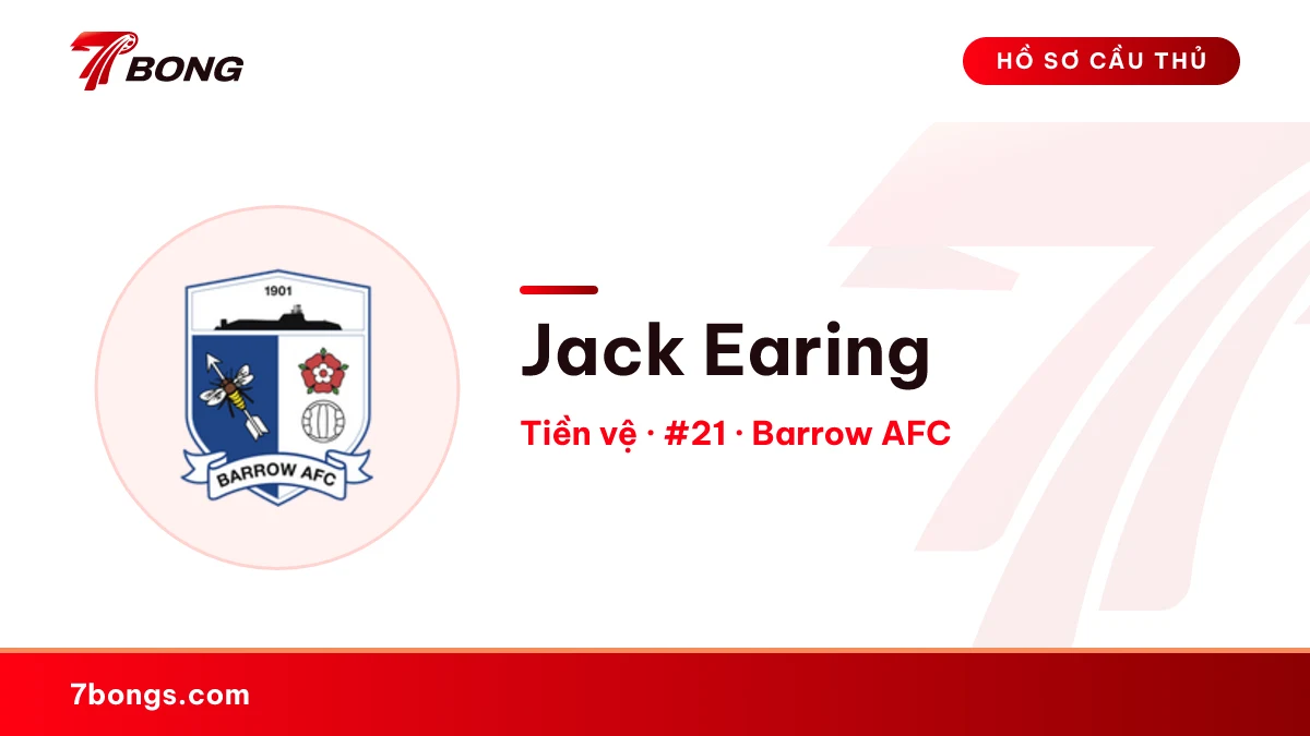 Jack Earing — Barrow AFC