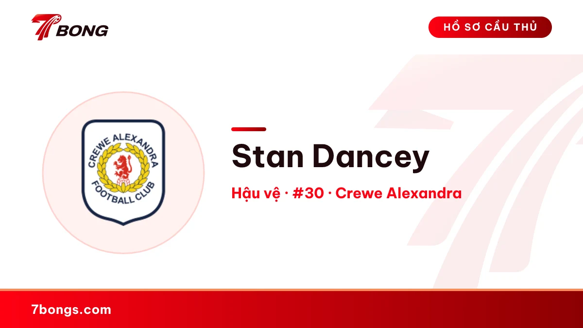 Stan Dancey — Crewe Alexandra