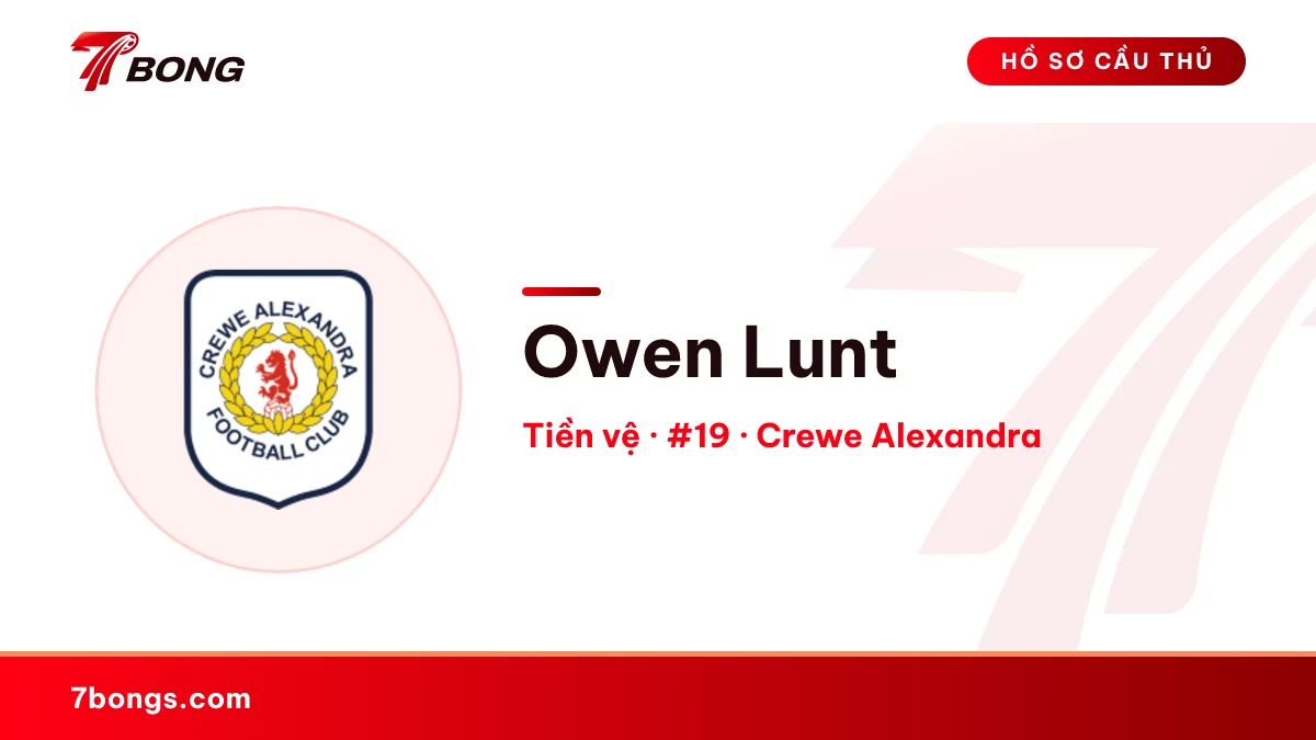 Owen Lunt — Crewe Alexandra