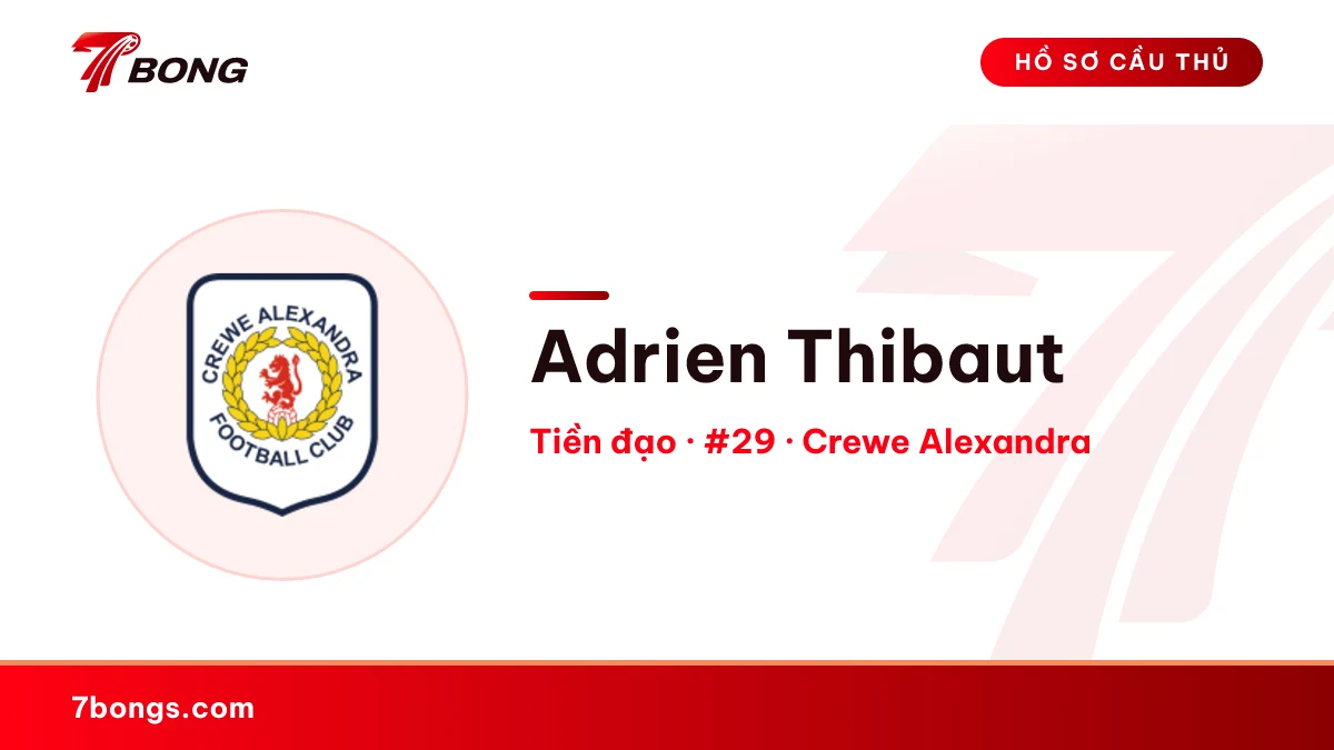 Adrien Thibaut — Crewe Alexandra