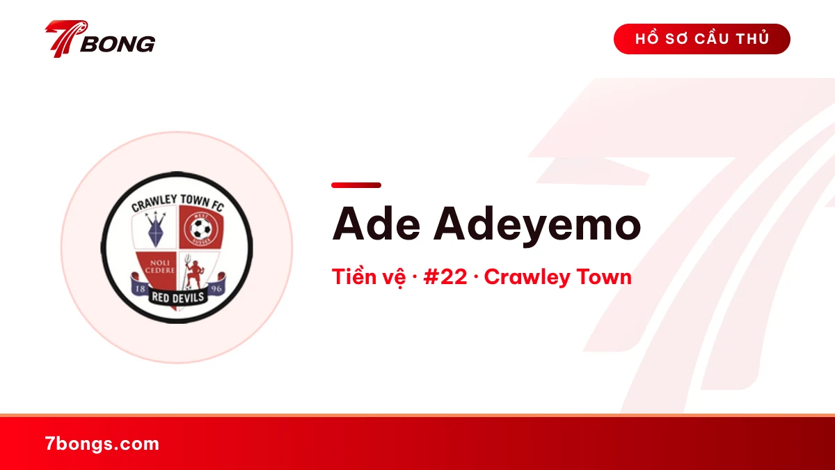 Ade Adeyemo — Crawley Town