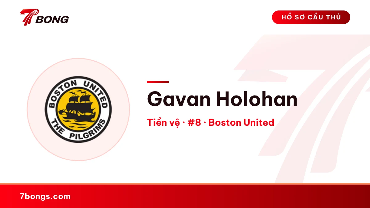Gavan Holohan — Boston United